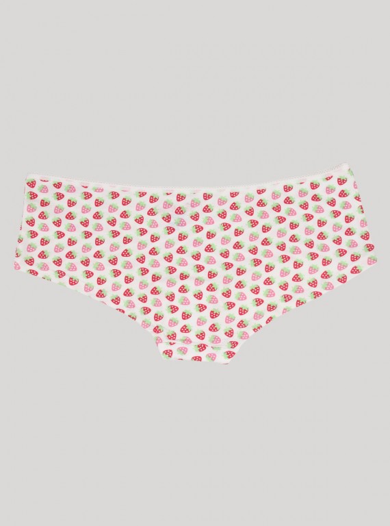 White Printed Panty Boer and Fitch - 3