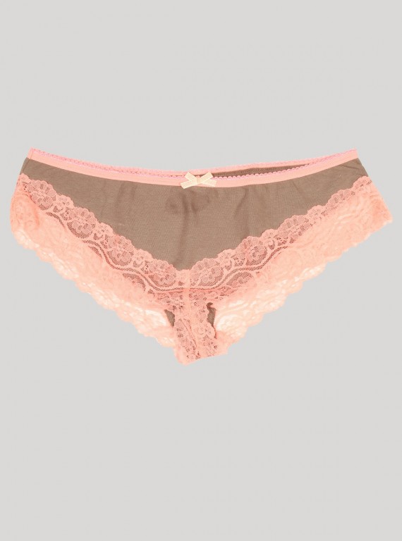 Brown Lace Panty Boer and Fitch - 3