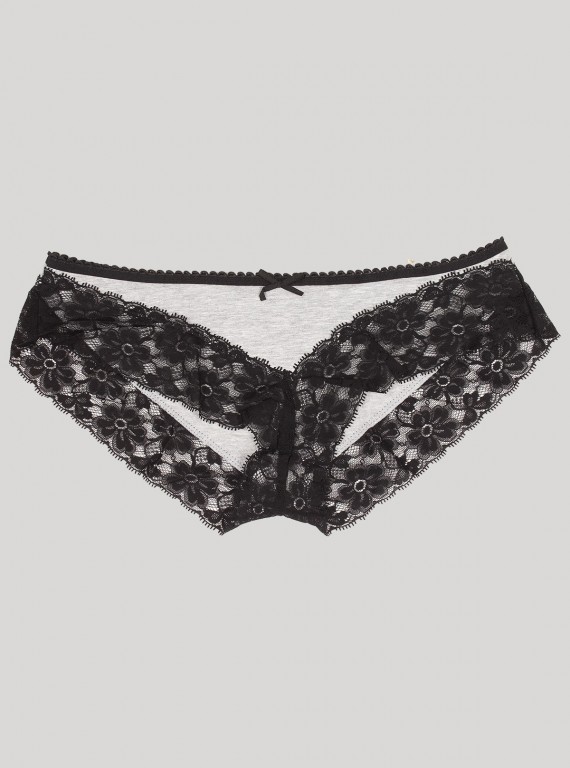 Women’s White Melange Panty – Soft & Comfortable Lingerie | Boer & Fitch