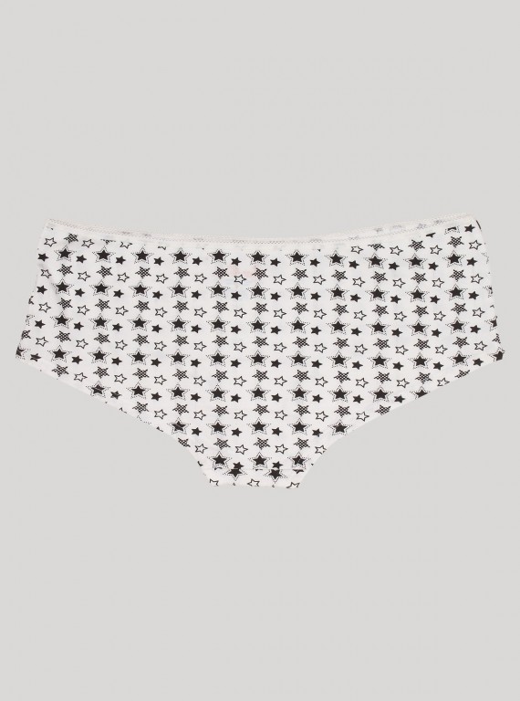 White Printed Panty Boer and Fitch - 3