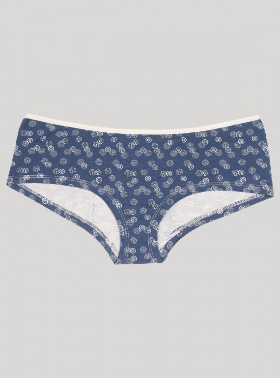 Blue Printed Panty