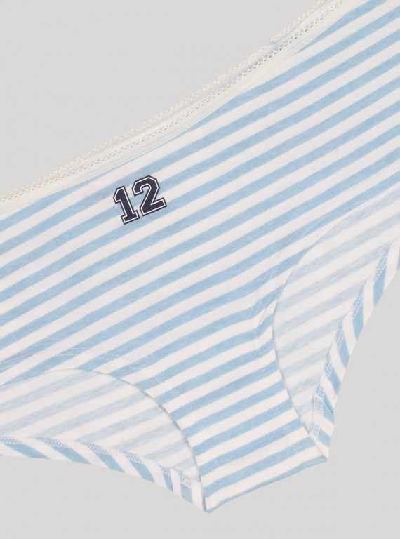 Blue Stripped Panty Boer and Fitch - 2