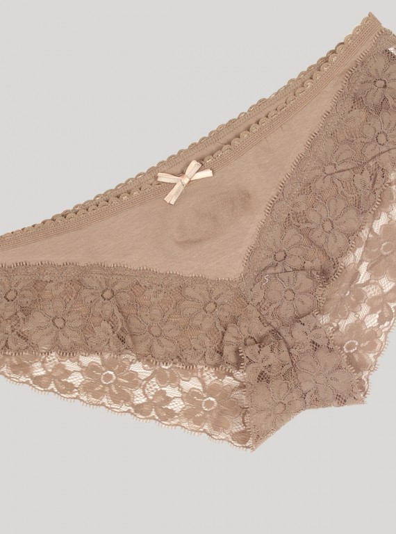 Light Brown Laced Panty Boer and Fitch - 1