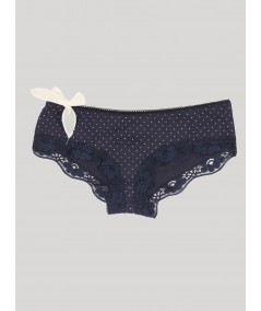Navy Laced Panty