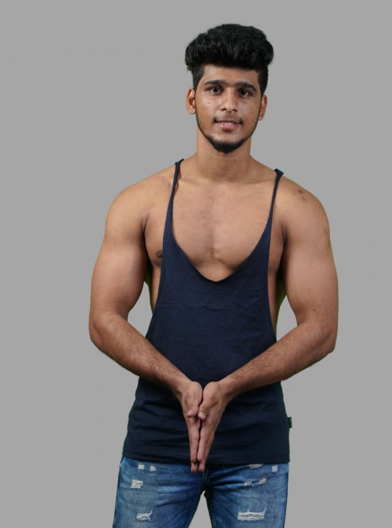 Raw Edge Extreme Racer Back - Navy