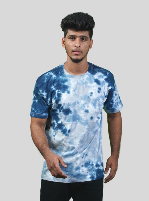 Navy Tie and Dye Tshirt