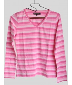 Pink Stripe Top for Women