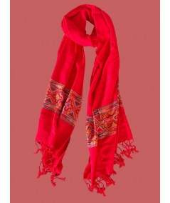 Unisex Red Viscose Blend Stole – Bold, Lightweight & Stylish Layer