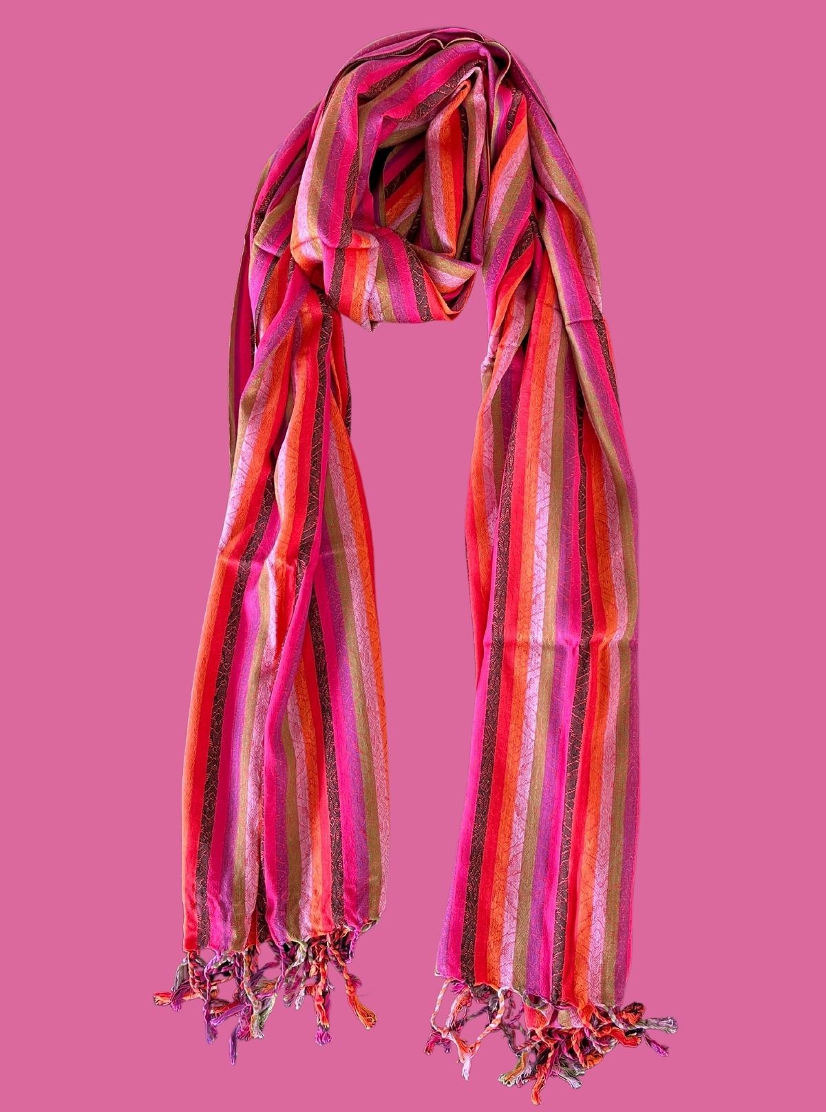 Unisex Multi-Color Viscose Blend Stole – Vibrant, Lightweight & Stylish