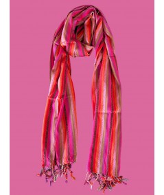 Unisex Multi-Color Viscose Blend Stole – Vibrant, Lightweight & Stylish