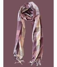 Unisex Brown Stole in Soft Viscose Blend – Elegant & All-Season Wrap