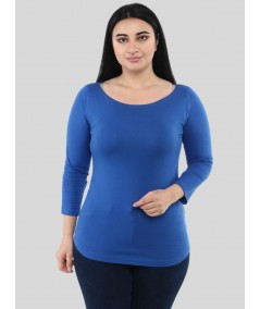 Royal Blue Long Sleeve Top