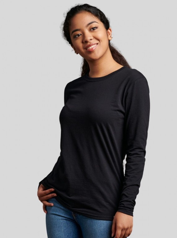 Womens Long Sleeve Black TShirt
