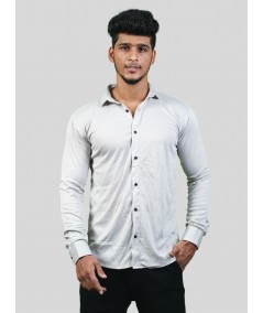 Men's Ash Grey Long Sleeve Poly Shirt – Sleek, Smart & Versatile by Boer and Fitch