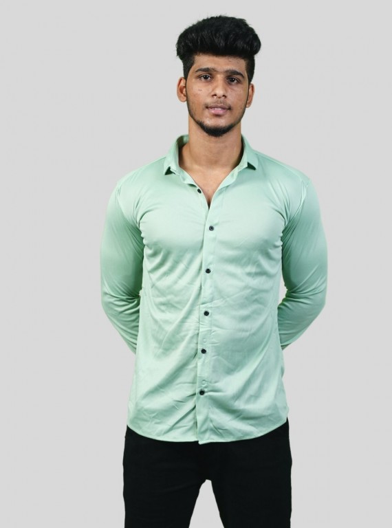 Light Green SpunPoly Shirt