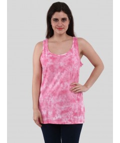 Women’s Sleeveless Pink Tie and Dye Top – Boer and Fitch