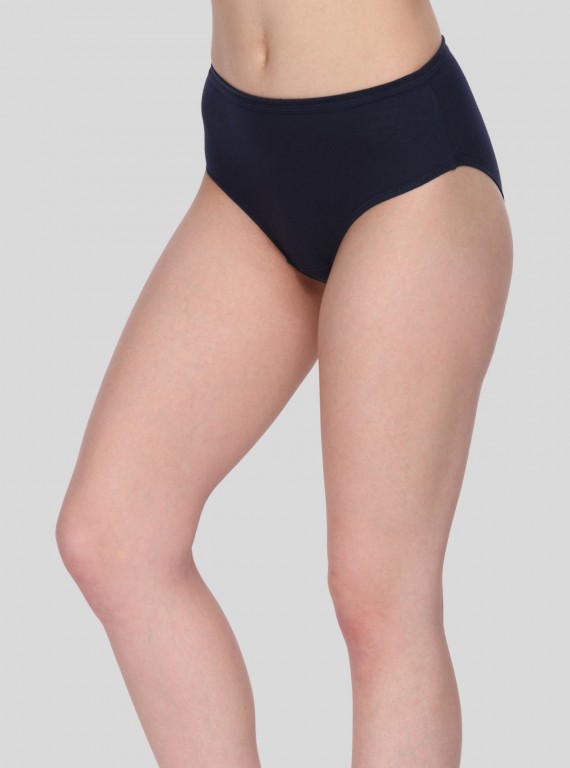Women’s Navy Brief in Cotton Elastane Jersey – Stretchable Daily Comfort