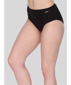 Women’s Black Cotton Elastane Brief – Classic Stretch Innerwear Comfort