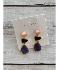 Women’s Purple Dramatic Drop Earrings – Statement Style by Boer and Fitch