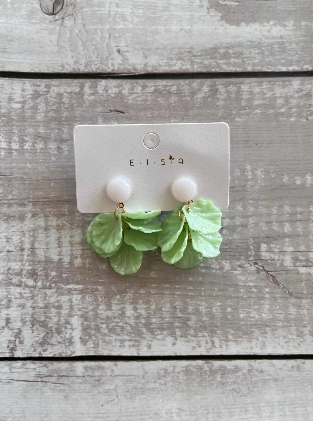 Green Drop Earring