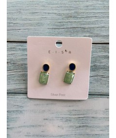 Women’s Rectangle Collet Earrings – Elegant Angles, Bold Presence