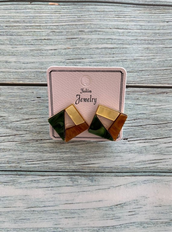 Women’s Contemporary Multi-Color Earrings – Artistic Flair by Boer & Fitch