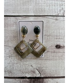 Women’s Square Drop Dangle Earrings – Modern Elegance in Motion