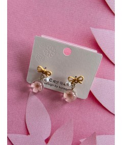 Yellow Knot earring