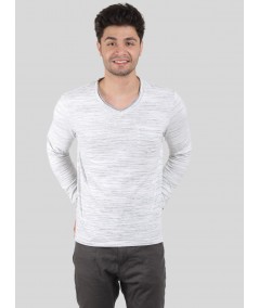 Designer Slub Jersey Long Sleeve TShirt