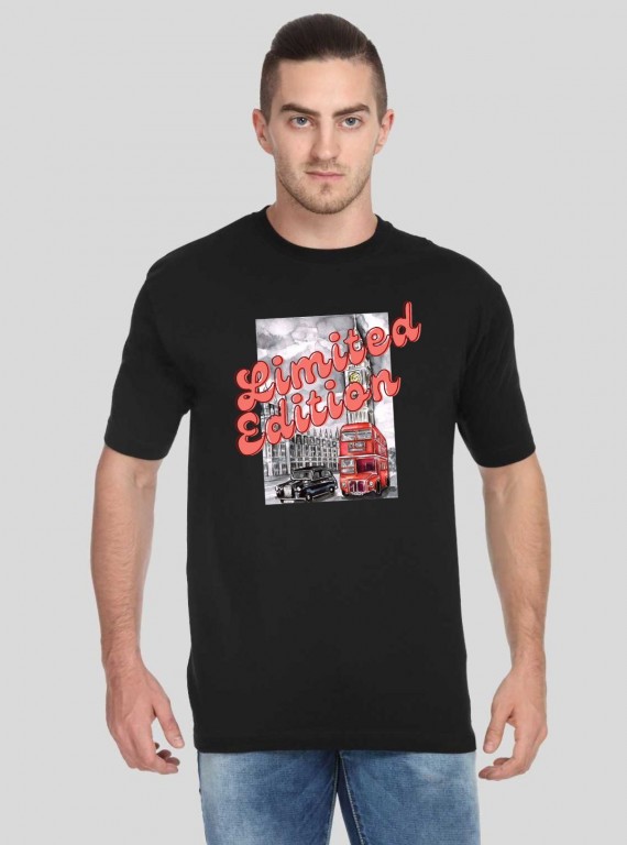 Travel Print T Shirt for Men
