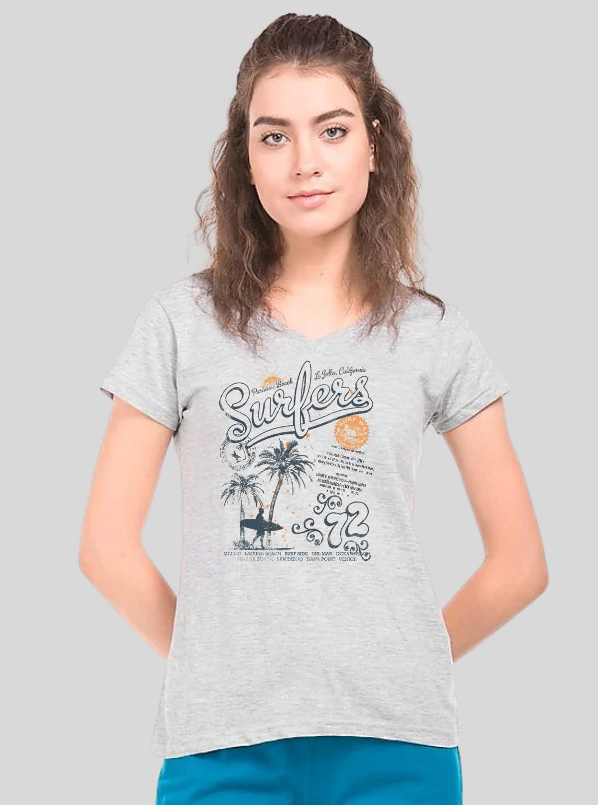 Surf Print TShirt for Women