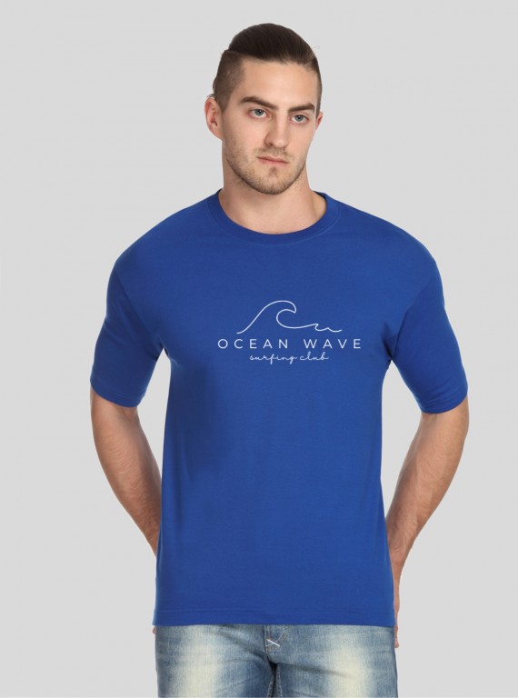 Royal Wave Print TShirt