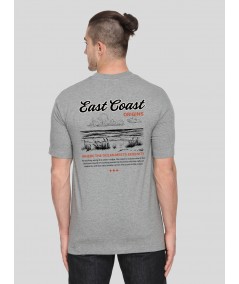 Men’s Dark Melange Printed T-Shirt – Modern Comfort & Graphic Style