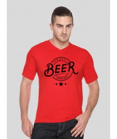 Beer in Printed TShirt