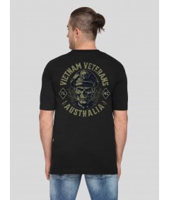 Men's Black Vietnam Veterans Print T-Shirt – Bold Tribute & Comfort Wear
