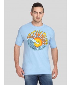 Men’s Ocean Bliss Graphic Printed T-Shirt – Coastal Comfort & Style