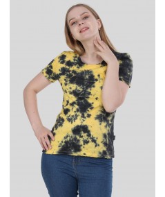 Yellow Tie & Dye TShirt