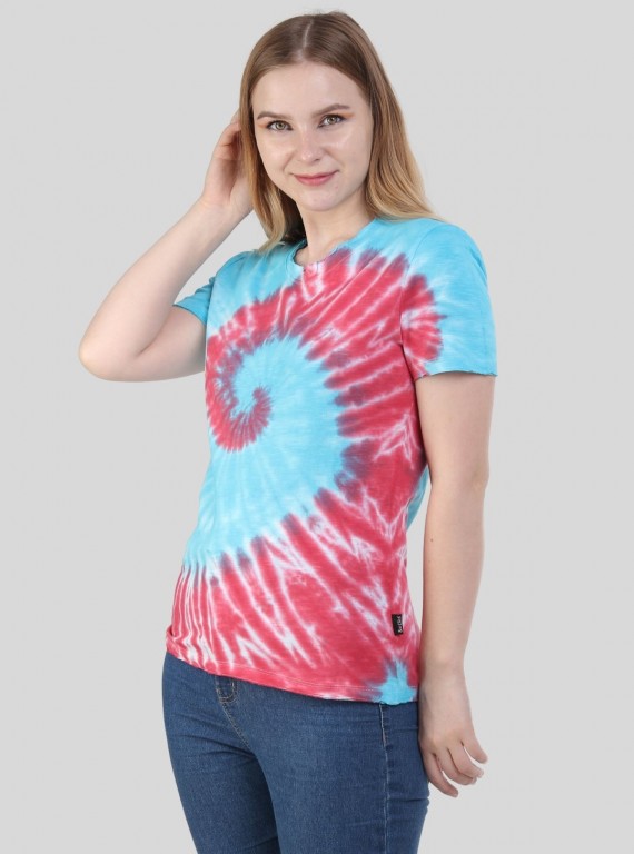 Soft Blue Tie and Dye Tshirt