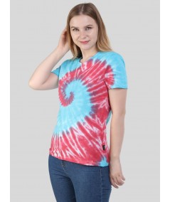 Soft Blue Tie and Dye Tshirt