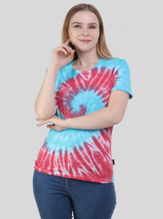 Light Blue Tie and Dye Tshirt