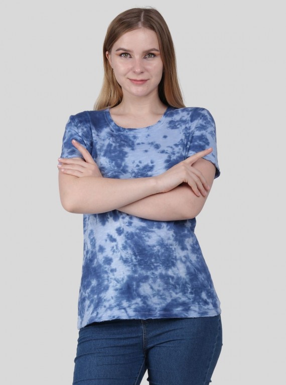 Ink Blue Tie Dye TShirt