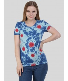 Red Dotted Tie & Dye TShirt