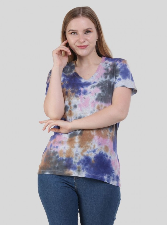 Melange Tie & Dye Womens TShirt