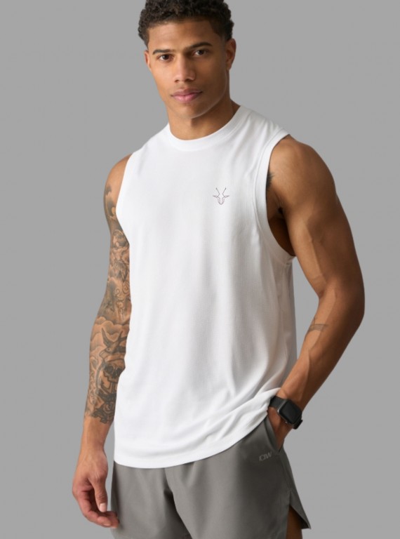 Mirage White Tank Top