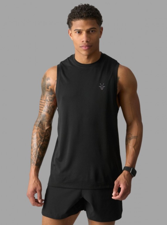 Mirage Black Tank Top