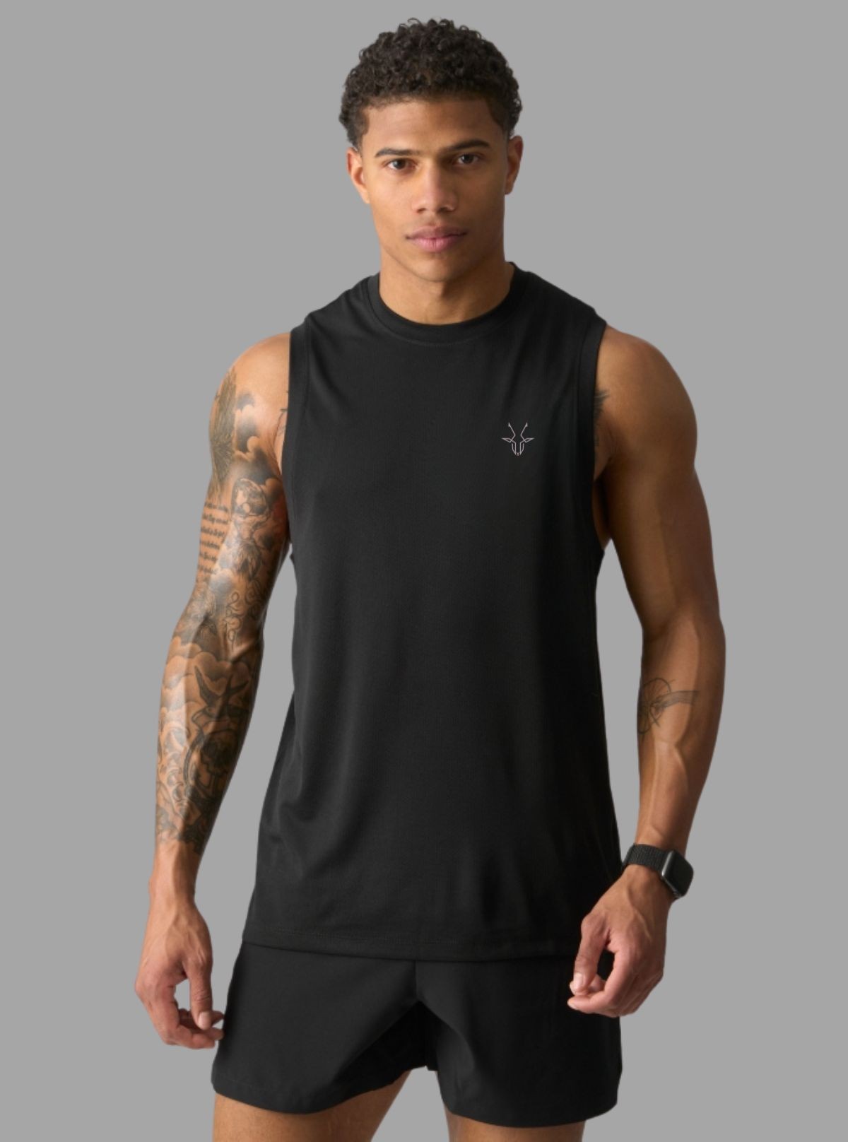 Mirage Black Tank Top