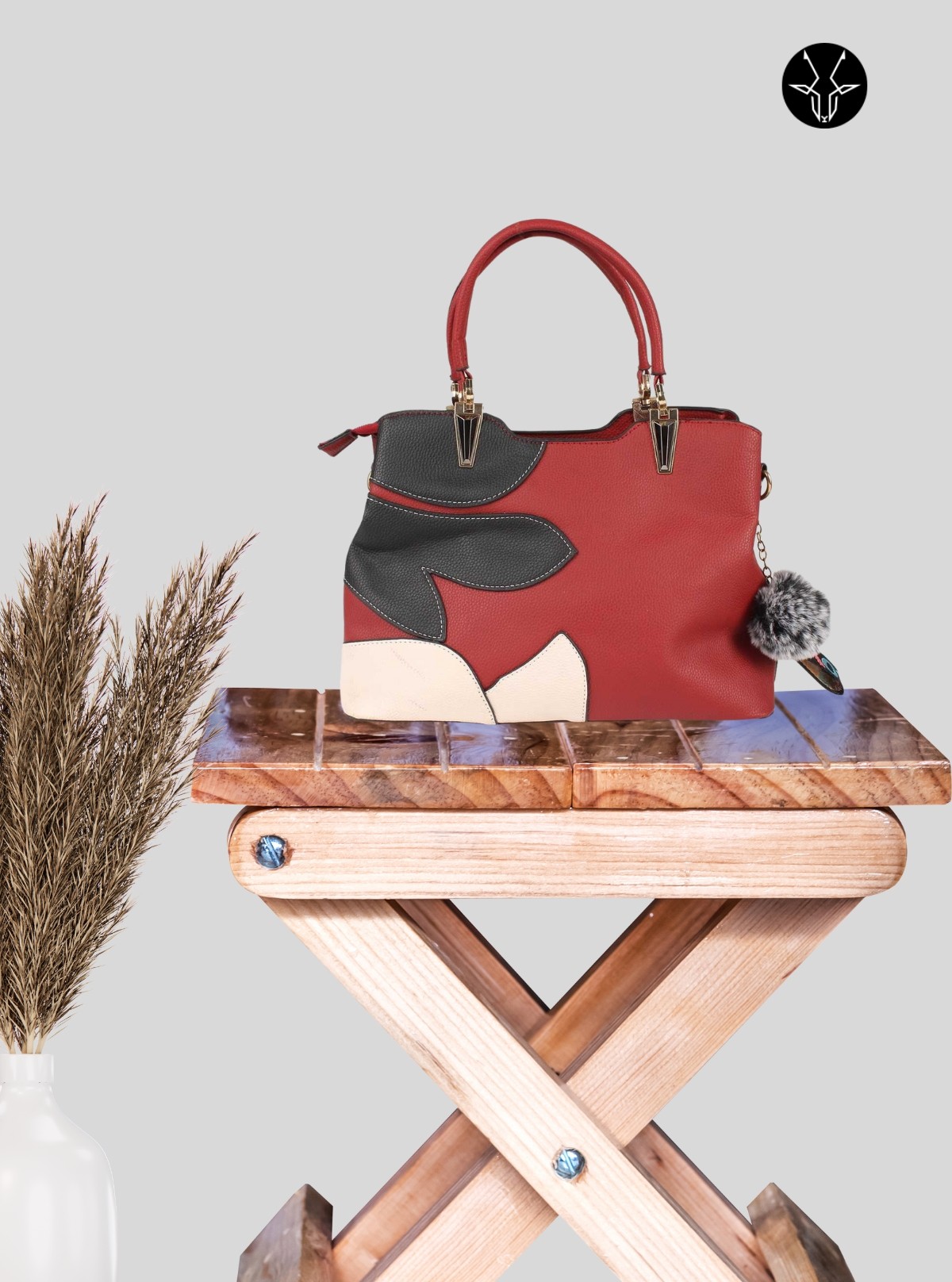 Women’s Red Floral Printed Sling Bag – Stylish & Lightweight by Boer & Fitch