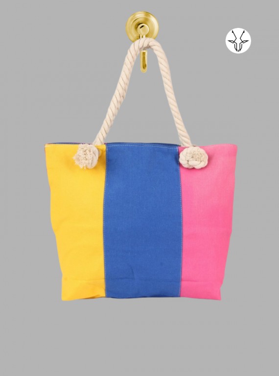 Tricolour Tote Bag – Stylish Multi-Tone Everyday Carry by Boer and Fitch