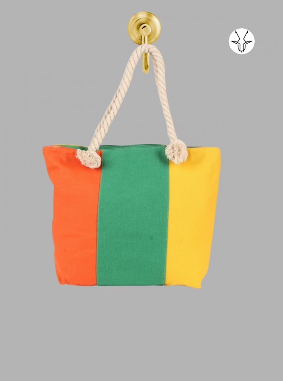 Sunshine Stripes Tote Bag – Vibrant Everyday Carry-All by Boer and Fitch