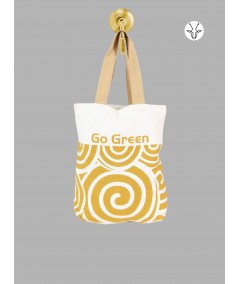 Beige Canvas Printed Bag – Stylish & Durable Everyday Tote by Boer and Fitch